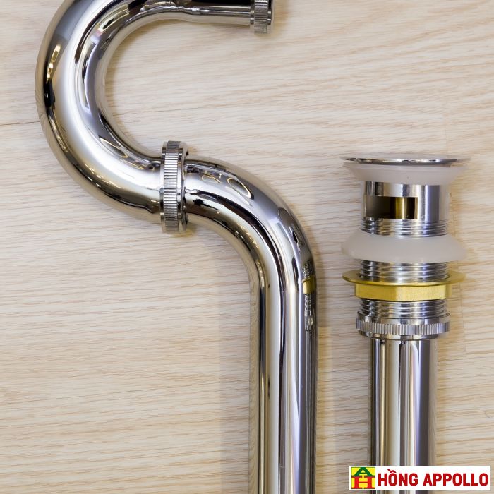 Bộ xi phông ống xả Lavabo cao cấp giá rẻ- Hồng Appollo phân phối số 1